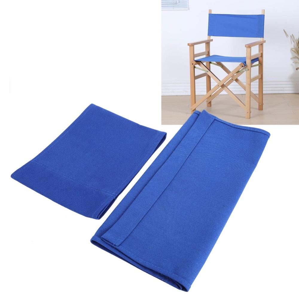 Canvas Fabric Director Chair Replacement Canvas Straight-leg Fit Reinforced-edge Straight Leg Chair Canvas Cover