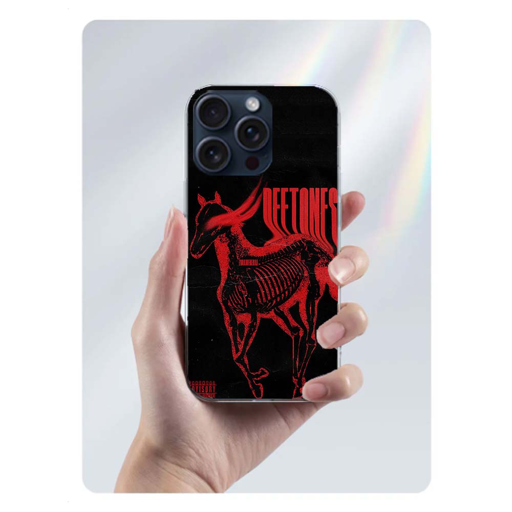 Band D-Deftones Clear Phone Case For Iphone 17 Air 16 Pro Max 15 Pro 14 Plus 17E 16E 11 13 12 Mini Cover Cases Fundas Cell TPU C