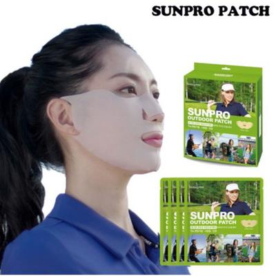 Sunpro Outdoor Patch, 1 Packung (4 Stück) UV-Schutz-Golf-Patch, Feuchtigkeits- und Nährstoffversorgung, hautberuhigend, Ohrringtyp, 1 Box (4 Stück)