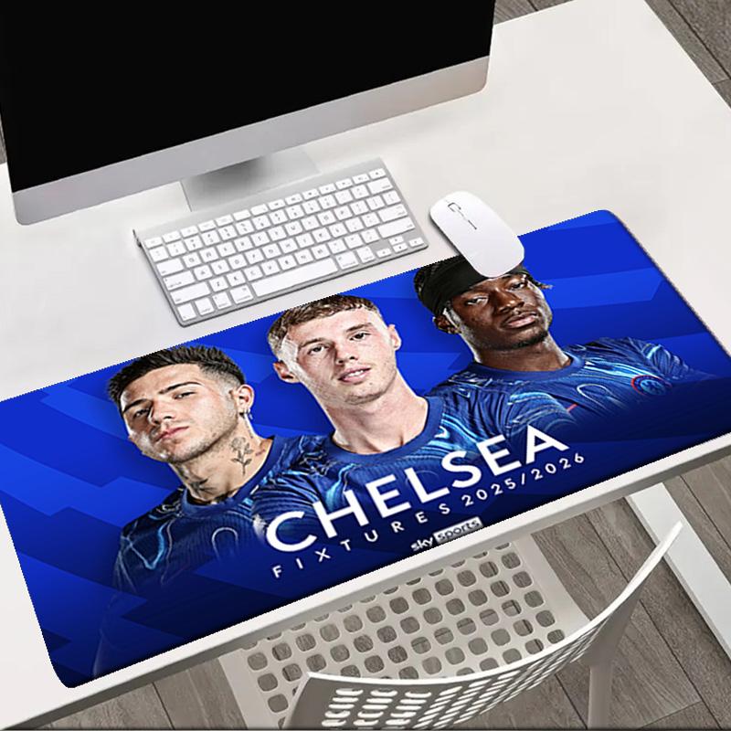 Chelsea Football Club Crest Mouse Pad Office Desk Mat, Gaming Mouse Pad Mousepad, Keyboard pad,Heavy-Duty Non-Slip Rubber Backing, Gift