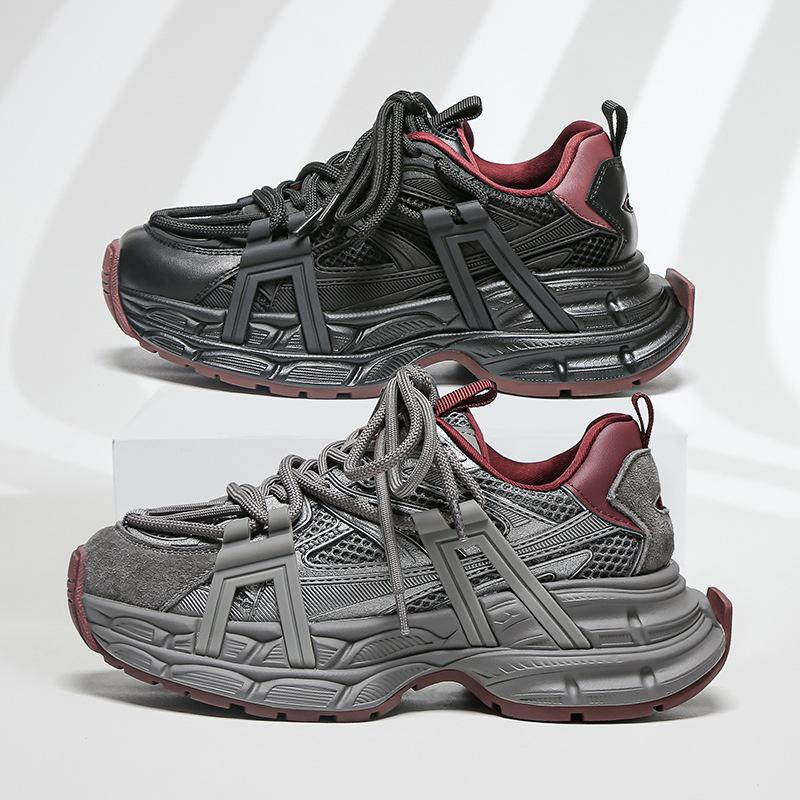 Strictly Selected Spring Casual Sports Shoes Autumn Platform Dad Shoes Women's Soft-soled Retro Versatile Non-slip Women's Height-increasing Shoes