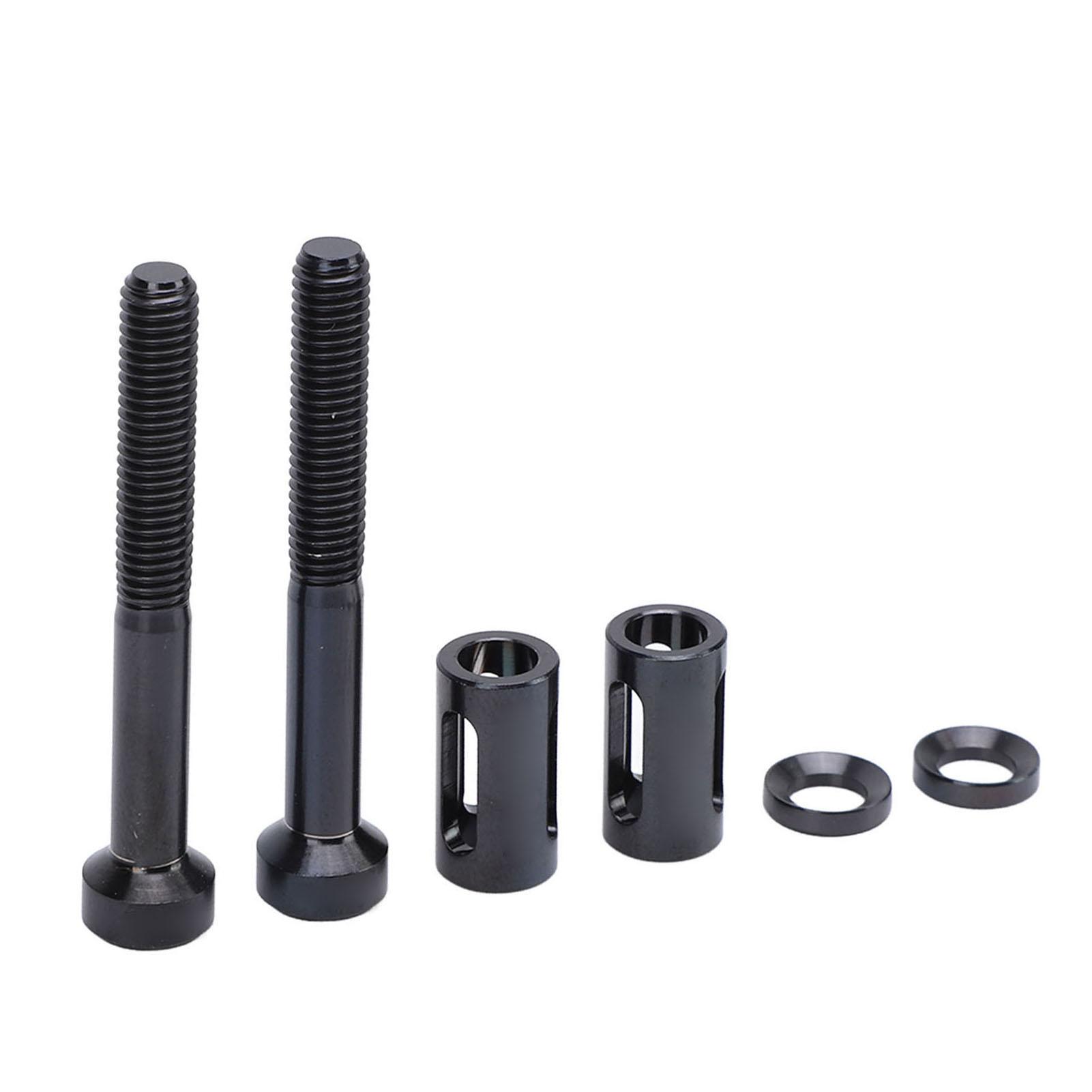 

2 комплекта удлиненных крепежных винтов для держателя велокомпьютера из титанового сплава удлиненные винты для держателя велокомпьютера