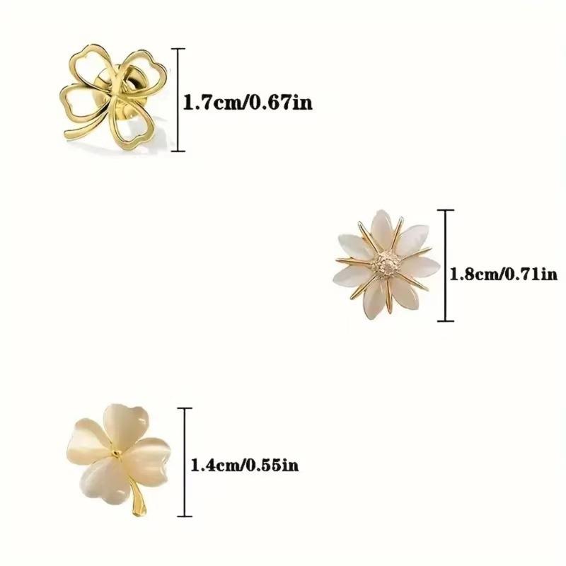 Lapel Brooch Collection, Six-Piece Alloy Accessory Set with Varied Decorative Motifs for Business Attire, Wedding Outfits, Jackets, and Scarves