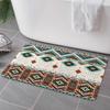 Tropical Sea Turtle Bath Mat for Bathroom Rug Ocean Coral Print Absorbent Waterproof Nautical Home Decor Spa Runner