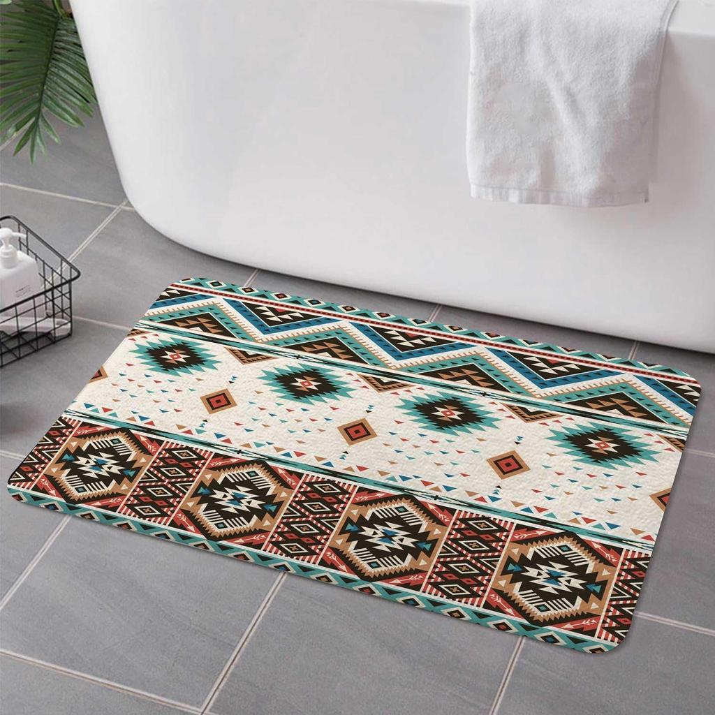 Tropical Sea Turtle Bath Mat for Bathroom Rug Ocean Coral Print Absorbent Waterproof Nautical Home Decor Spa Runner