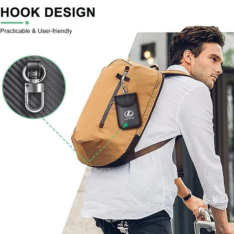 Car Key Case Signal Blocker Bag RFID Shielding Pocket For Lexus F SPORT ES RX NX LS UX LM LX GX LC RZ IS CT GS RC HS RC350 UX250