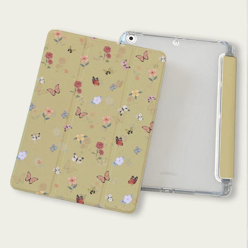 

Чехол для iPad Air 4. Новый высококачественный полноэкранный смарт-чехол для iPad с цветочным узором для iPad 2022 gen 10 pro11 pro 12.9 2021 2018 с подставкой для карандашей. ipadPro2022 (11)