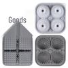 Diamond Pattern Ice Cube & Ball Mold Set