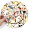 50 Cute Hand-Drawn Kitten Doodle Stickers for Water Bottles and Computers