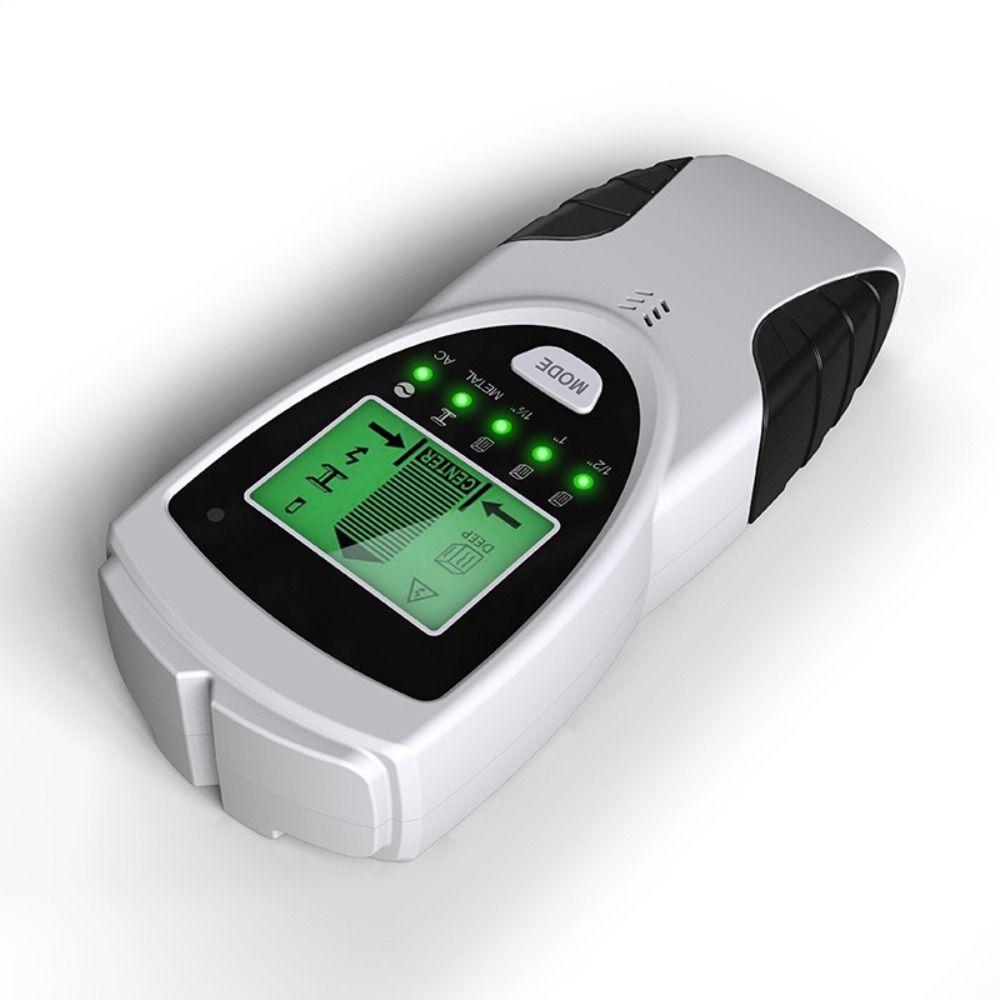 5 in 1 Metal Detector for Studs LED Display Wall Scanner  Metal/Wood/AC Live Wire Detection