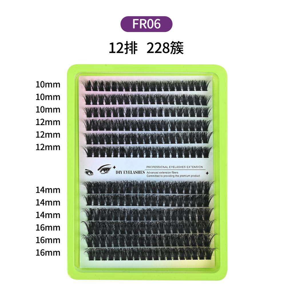 Large Capacity Eyelashes, Single Tuft False Eyelashes, Natural Thick Multi-hair Eyelashes, Self-grafted Eyelashes 2026