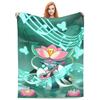 Cookie Run Kingdom Fleece Throw Blankets Action Gacha Game Blanket for Bed Couch Super Warm Bedding Throws