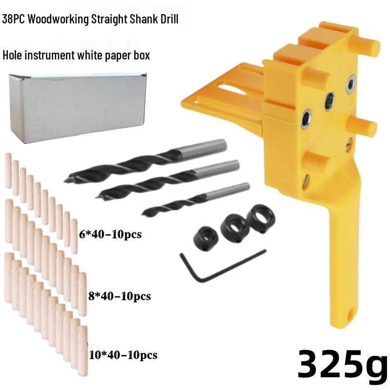 Wood Board Drilling & Punching Locator Tool for DIY Projects
