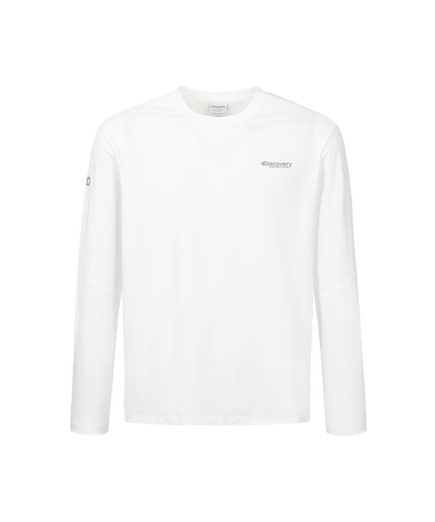 DISCOVERY EXPEDITION Men'S Functional Round Long Sleeve T-Shirt (White)