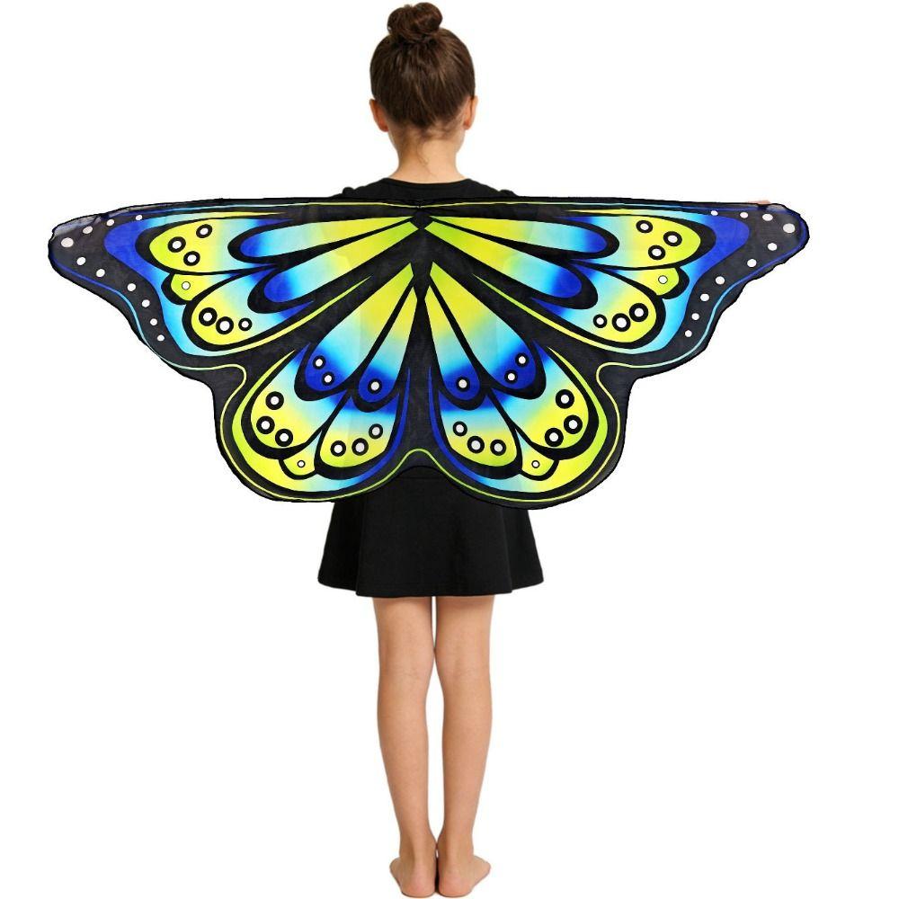 Cosplay Costume Cape Butterfly Fancy Dress Fairy Shawl  Party Accessories