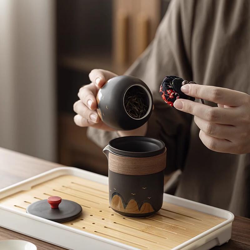 Woding Chinese Landscape Tea Set Gift