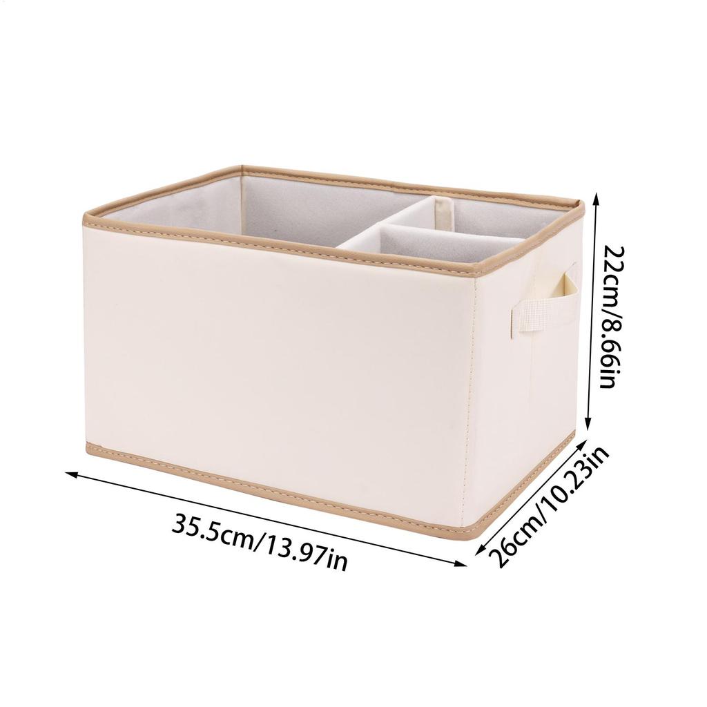 Car Box Organizer Trunk Organizer For Car Space-Saving Foldable Leather Bin No Lid Holder For Van Truck Driver Groceries Road
