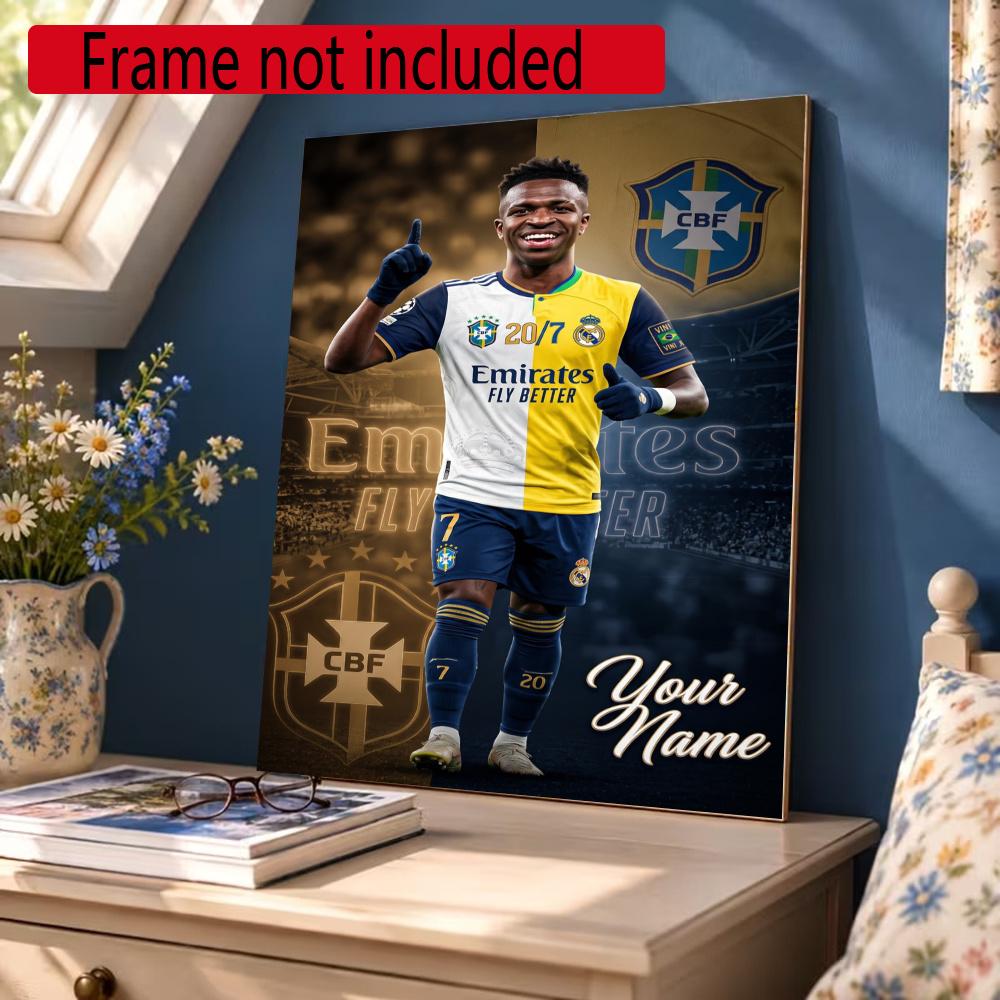 Vinicius Customize Your Name Diamond Painting Round Diamond Diy Frameless Holiday Artwork Suitable For Home Office Wall Decoration