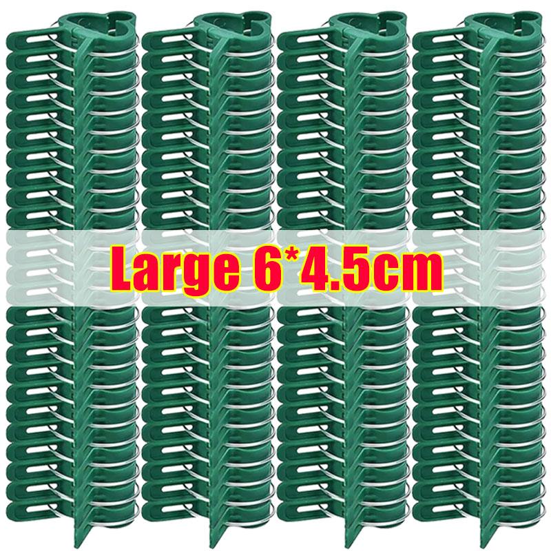 

Фиксаторы для растений многоразовые для сада и теплицы, кронштейн, фиксатор для поддержки стеблей рассады, инструмент для фиксации садовых вьющихся растений и овощей large,30pcs