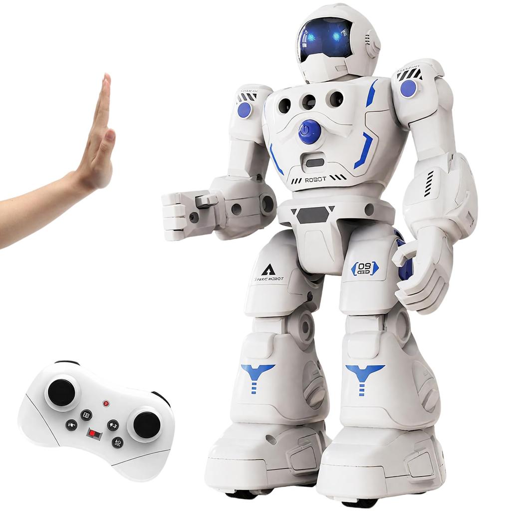3T6B Smart Robot, Humanoid Robot, RC Robot Toy, Walking, Lights Up, Music, Boys' Birthday Gift, Educational Toy, Ages 6 and Up, Gift