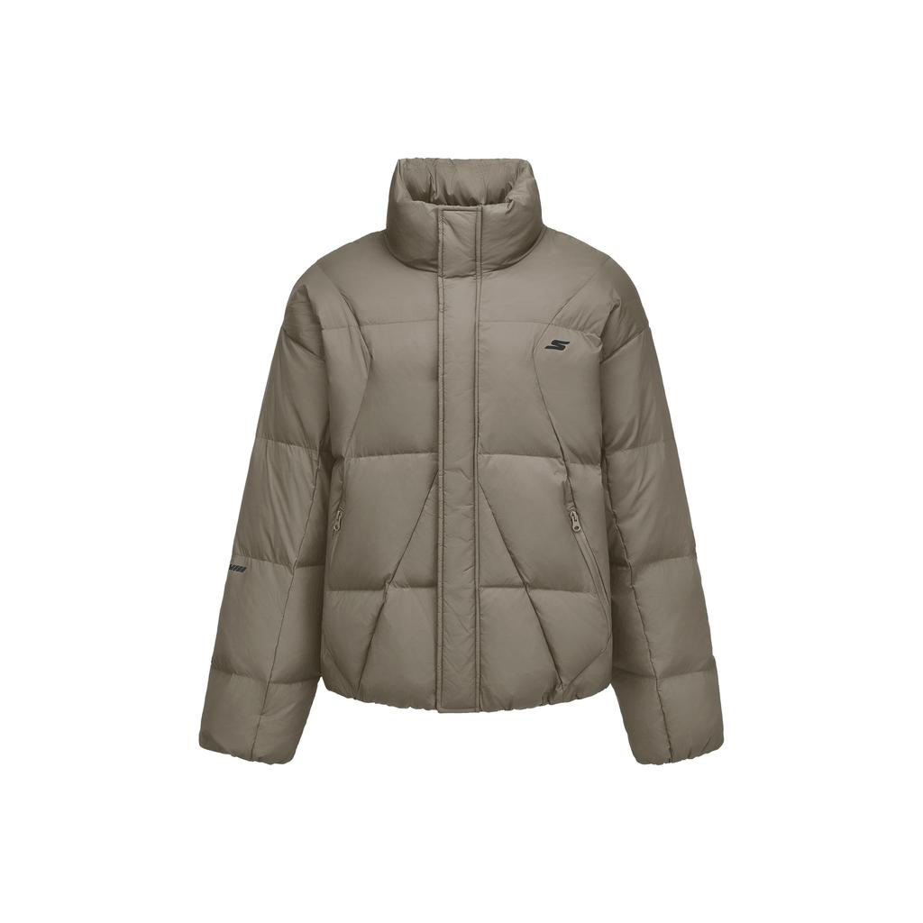 Skechers Windproof Waterproof Oil-Resistant Warm Insulated Durable Sports Casual Short Stand-Up Collar Down Jacket Unisex outerwear P425U031-00YF