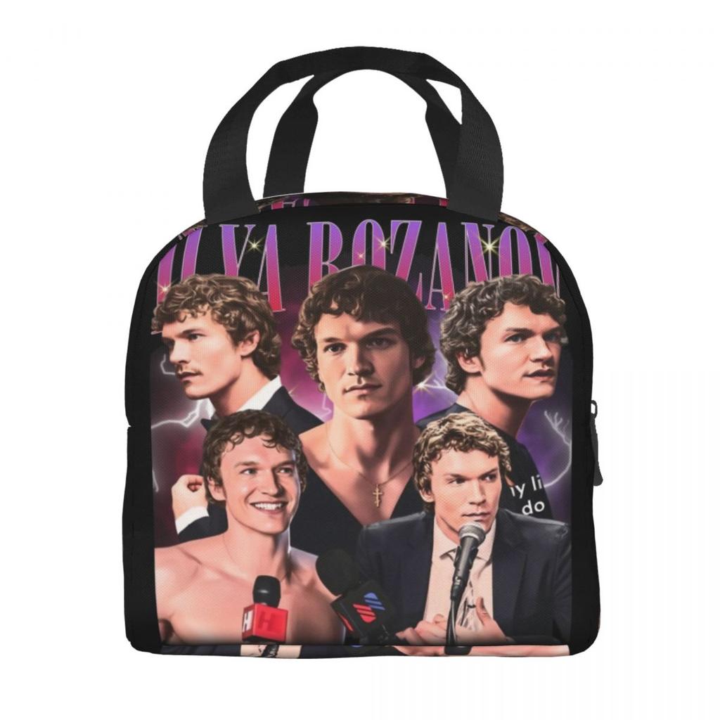 Heated Rivalry Humorous Insulated Lunch Bag Hollander and Ilya Rozanov Storage Food Box Portable Cooler Thermal Lunch Boxes