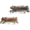 Rabbit Fur Desk Mat - Luxury Rug for Dressing Tables and Walk-in Closets, Ornament Tray Included.