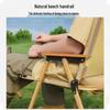 Přenosné skládací venkovní křeslo s opěrkou pro kempování, piknik, grilování, rybaření a kreslení