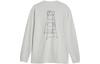 Men's T-Shirt PUMA MMQ Service Line Long Sleeve Tee T Shirt Unisex Gray