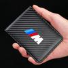 HJK11 Carbon Fiber Auto Driver License Cover Car Driving Documents Case For BMW M Emblem E46 E36 E34 F10 E90 F30 E60 E53 E30 E92 E87