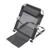 Adjustable Lifting Bed Backrest 6 Gears Foldable Bed Backrest with Head Pillow for Reading Patient Care S Size Black