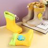 Children's rain shoes cartoon frog baby rain boots wear little frog boys and girls children water shoes women waterproof children's models