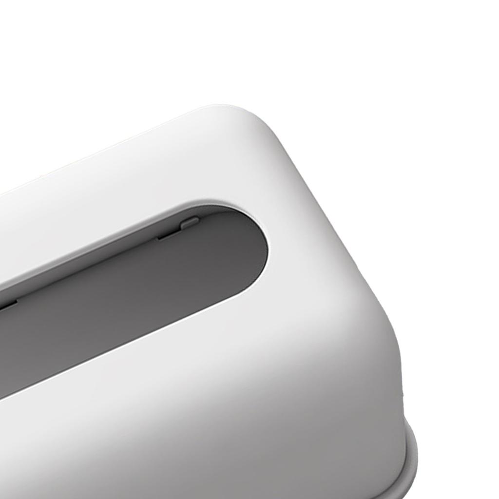 Wall Mounted Tissue Box Punching Free Cute Bear Pattern Plastic Tissue Dispenser for Home Bathroom White Bear Pink