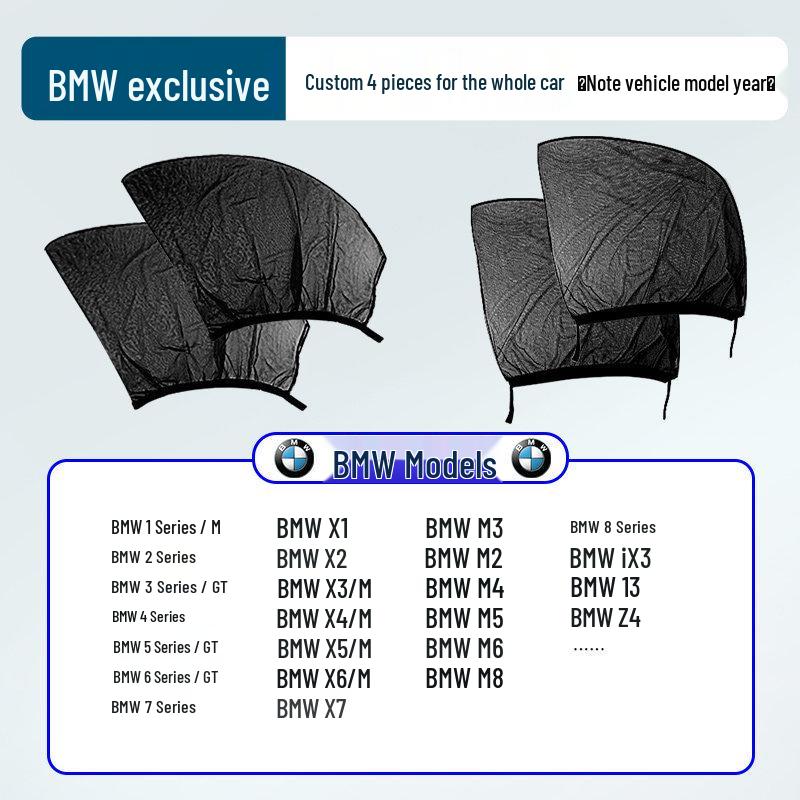 Japanese Car Window Sunshade & Mosquito Screen - Heat Insulation & Insect Protection Curtain