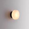 Mid-Century Modern Spanish Alabaster Wall Lamp: Nordic Style for Living Room or Bedroom