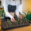 2pcs 21x10in Plastic Nursery Trays with Holes Hydroponic Growing Tray  Greenhouse