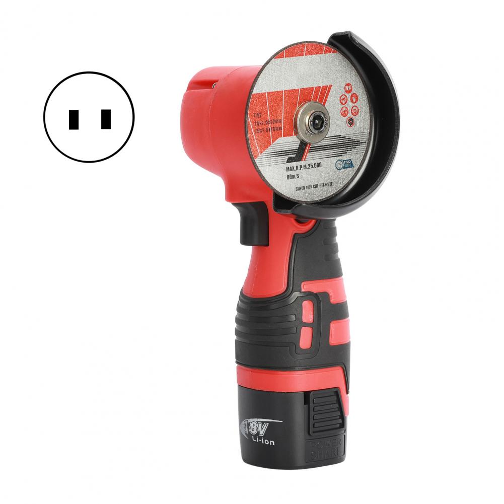 

18 В 550 Вт Мини Угловая шлифовальная машина Мини Бытовая аккумуляторная отрезная машина Полировальная машина Электрическая ручная шлифовальная машина Электроинструменты