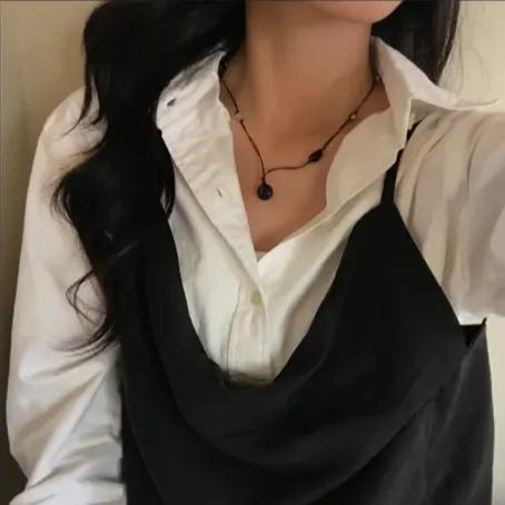 SCOTCH Gemstone String Point Necklace (2 Options)