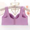 New large size no steel ring comfortable breathable gathering women's underwear no magnetic thin cup smooth bra cover