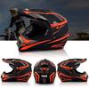 Motorcycle Helmet Full Face Safety Cap Bike Plastic Hard Hat Mountain Bicycle Sunshield Send 3 Pieces Gift