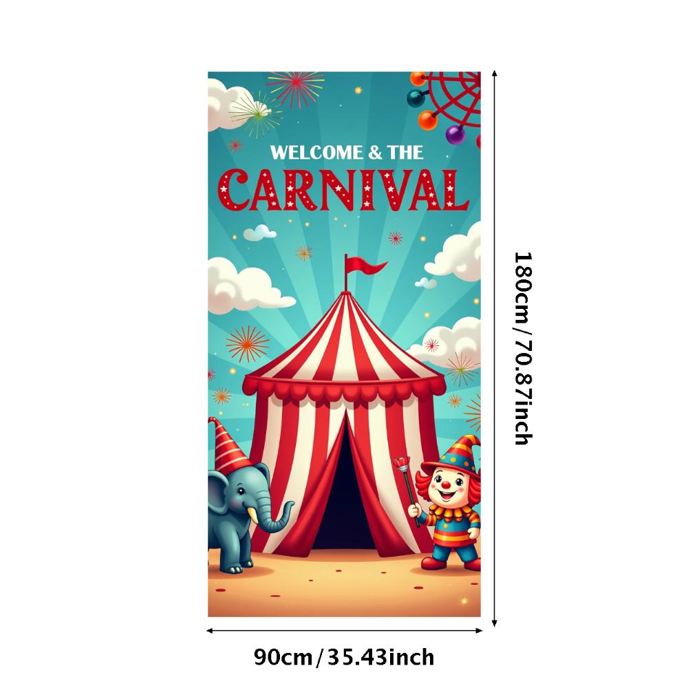 Event Backdrop Large Carnival Banner Decor Reusable Welcome Backdrop For School Event Festival Decor Birthday