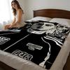 Throw High-Density Short Plush Blanket For Sofa Nap Air-Conditioned Room Soft Skin-Friendly Rapper BENY JR