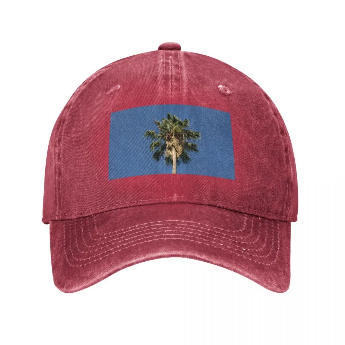 Palm Tree a Blue Sky Baseball Cap Trucker Hat Snapback Cap hats on offer Wild Ball Hat GirlS Hats Unisexs