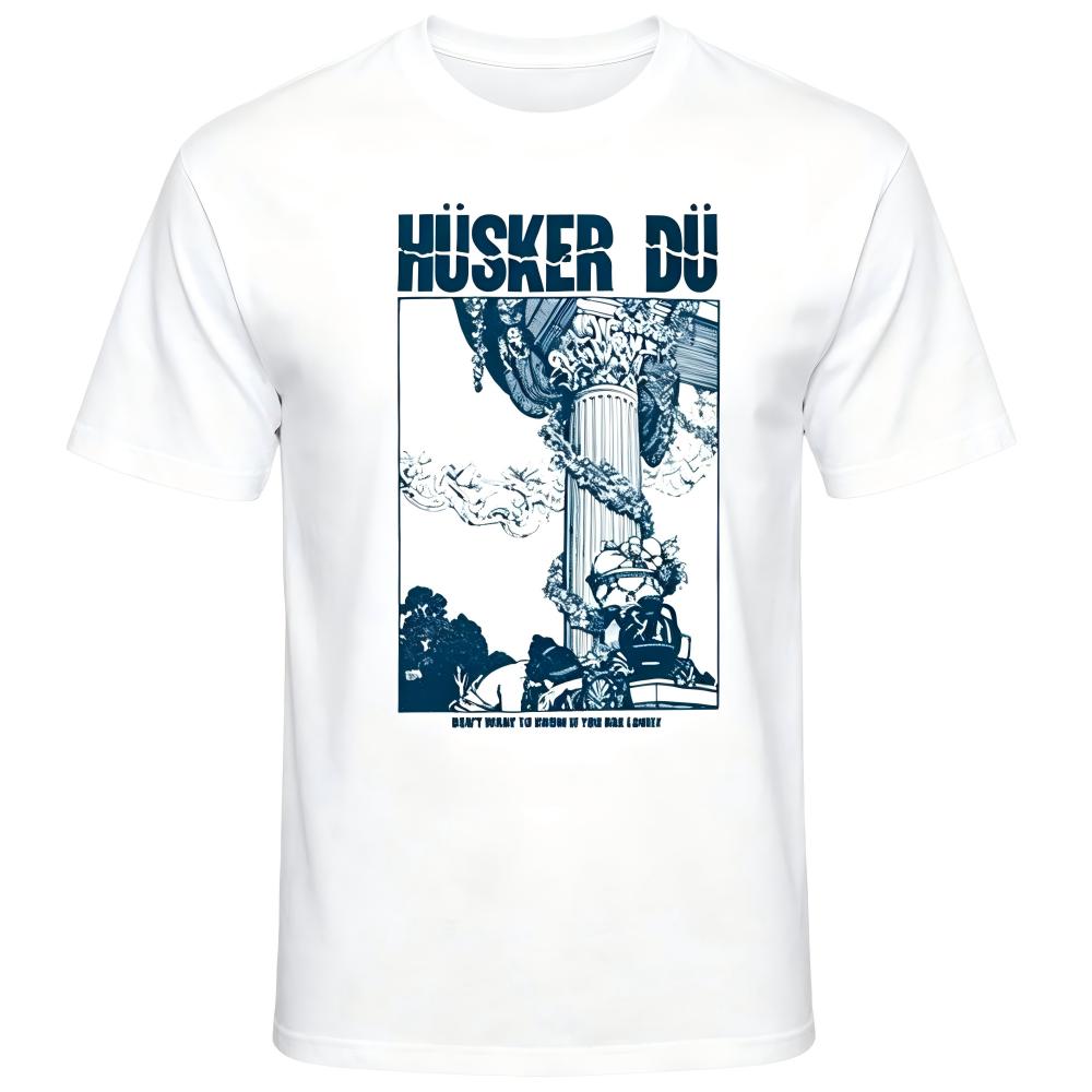Hüsker Dü Vintage Graphic Rock Band T-Shirt
