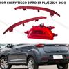 For Chery Tiggo 2 Pro 3X Plus    Car Rear Bumper Light Fog Lamp Reflector Lamp Brake Light Decorative Accessories