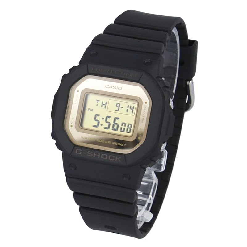 

CASIO casio G-SHOCK G-Shock G-shock WOMEN watch clock ladies waterproof quartz digital black gold GMD-S5600-1 [product]
