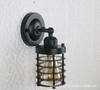 American Simple Loft Wall Light Country Industrial Retro Indoor Wall Lamp For Bedroom Living Room Bar Aisle Wrought Iron Sconce