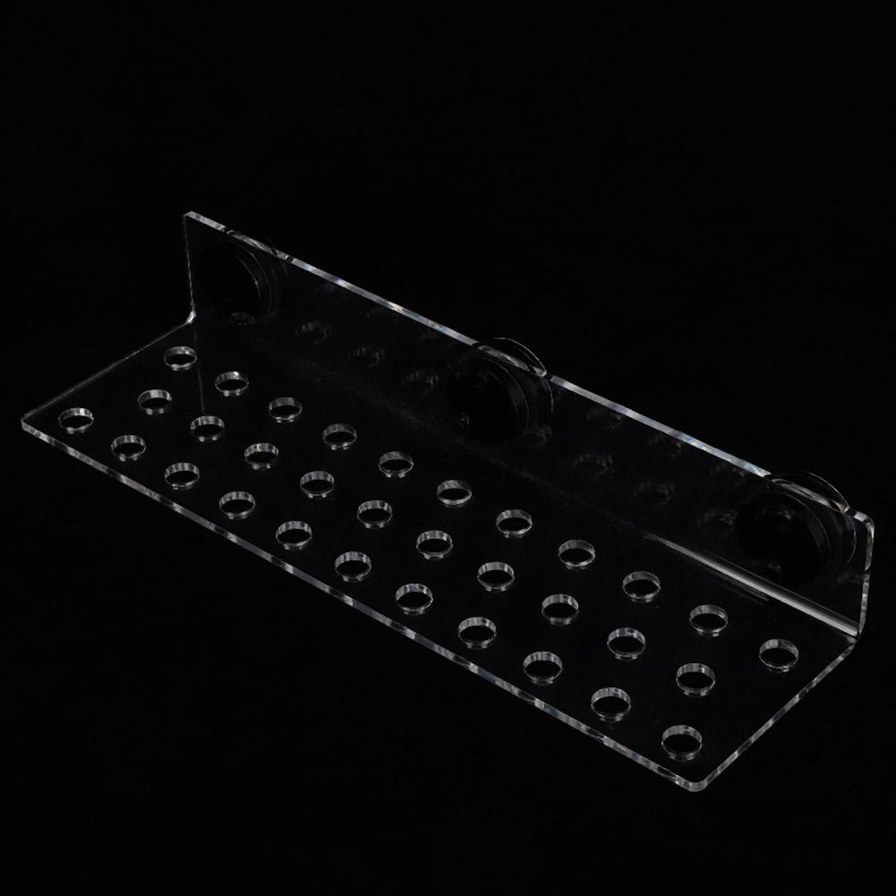 Aquarium Fish Tank Coral Rack Bracket Acrylic Strong Suction Coral Frag Rack Bracket 32 Hole