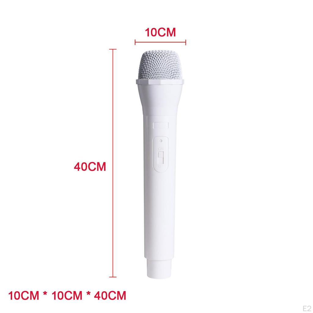 Kids Microphone Toys Model Prop Pretend Play Mics for Halloween Home Cosplay