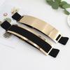 Metal Mirror Decorative Belt, Women'S Gold Elastic Buckle, Elastic Wide Waist Seal, And Two Dresses Are Optional.